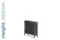 PA-GEO4-475-TH - Paladin Neo Georgian 4 Column Cast Iron Radiator H505mm x W1850mm PA-GEO4-475-TH - Paladin Neo Georgian 4 Column Cast Iron Radiator H505mm x W1850mm